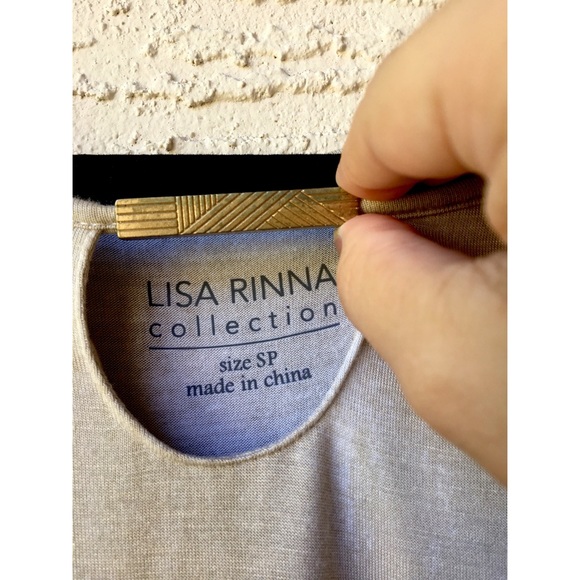 Lisa Rinna Collection Tan Top - Picture 3 of 7